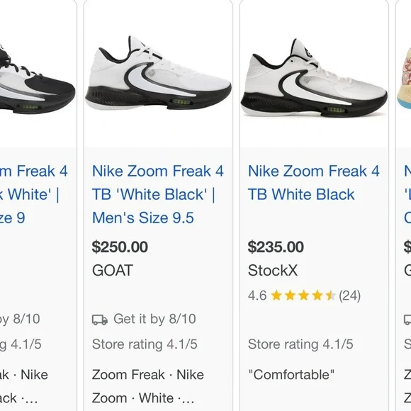 Brand new Nike zoom freak . Brand new with box. - Picture 3 of 4